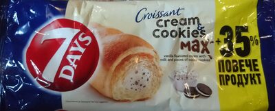 Croissant cream cookies max