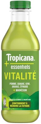 Tropicana Essentiels Vitalité pomme, banane, kiwi, ananas, épinard PET