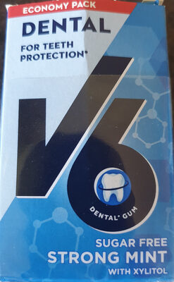 V6 Dental strong mint gum