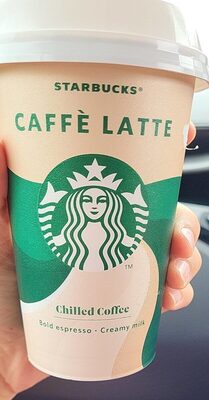 Starbucks cafe latte chilled coffee