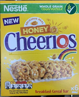 Honey cheerios honey cereal bar imp