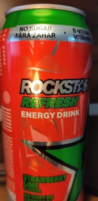Rockstar Refresh Strawberry Lime Zero Azucar