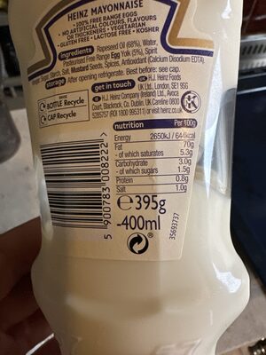 Heinz mayonnaise