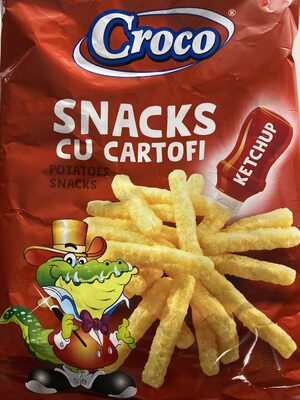 Snacks cu cartofi și ketchup