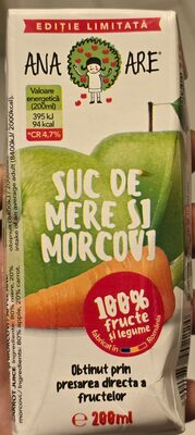 Suc de mere și morcovi