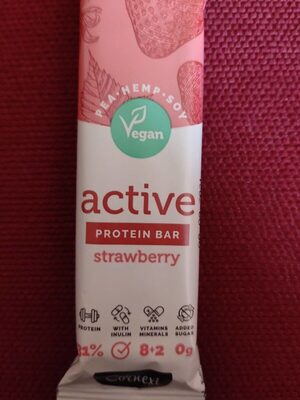 Strawberry Vegan Protein Bar
