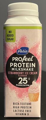 Strawberry Ice Cream Protein Milkshake