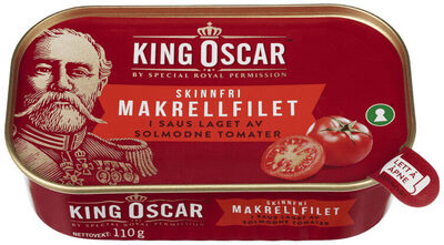 King Oscar Makrell i Tomat uten Skinn