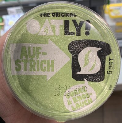 oatly Aufstrich Gurke & Knoblauch 7394376617157 Aufstrich auf fermentierter Haferbasis, Gurke & Knoblauch