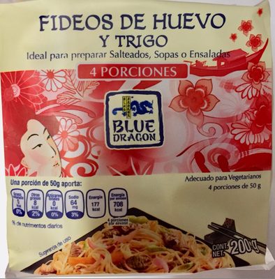 FIDEOS DE HUEVO Y TRIGO
