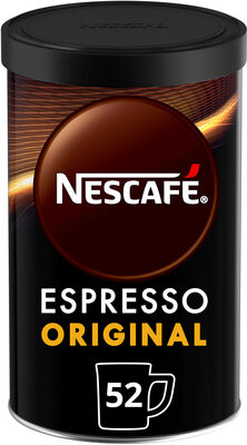 NESCAFÉ Espresso Original, Café Soluble 100% pur Arabica, Boîte de 95g