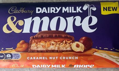 Dairymilk & More Caramel Nut Crunch bar