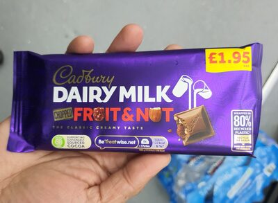 Cadbury DAIRY MILK CHOPPED FR&FE&NUT THE CLASSIC C