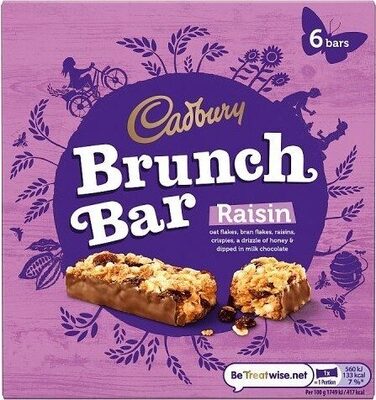 Brunch Bar Raisin 6 Pack