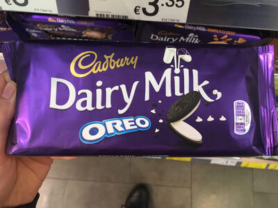 dairy milk chocolate bar oreo
