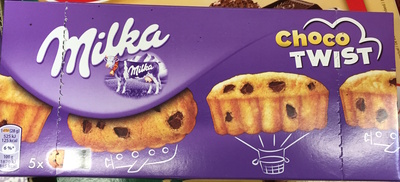 Gâteau fourré aux pépites de chocolat au lait du pays alpin