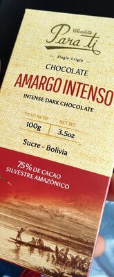 Chocolate Amargo Intenso