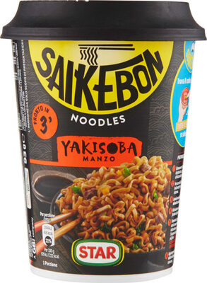 Saikebon noodles yakisoba manzo