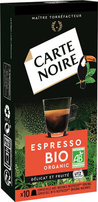 Café 100% arabica Bio en capsule