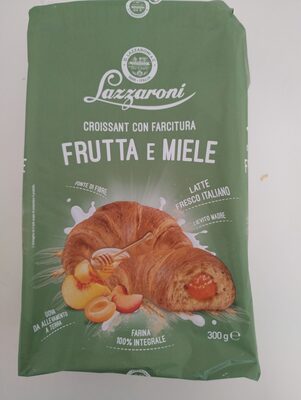 Croissant con farcitura frutta e miele, farina integrale