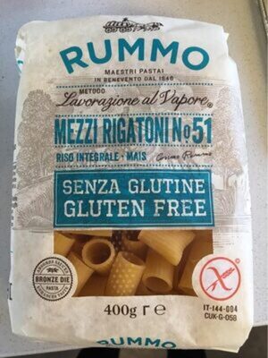 Mezzi rigatoni n°51 Senza glutine