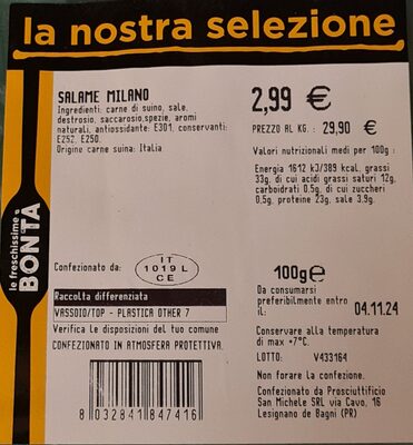 Salame Milano