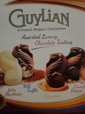 Assorted luxury chocolate tasting