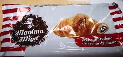 Croissant relleno de crema de cacao