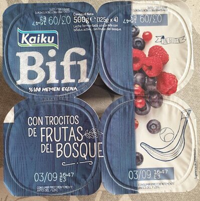 Bifidus con trocitos de frutas del bosque