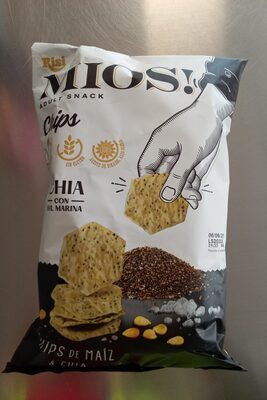 Mios Chips de maíz y chia con sal marina