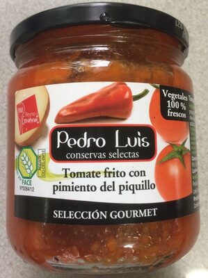 Tomate frito con pimiento de piquillo