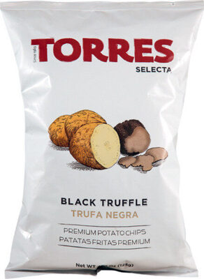 TORRES Chips premium à la BLACK TRUFFLE