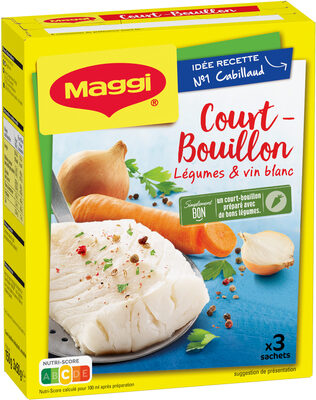 MAGGI COURT-BOUILLON LÉGUMES ET VIN BLANC ( 3 sachets )