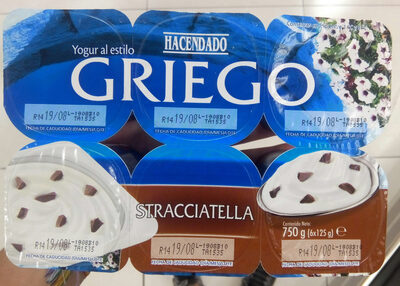 Yogur al estilo griego Stracciatella