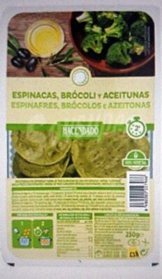 Espinacas Brocolis y aceitunas