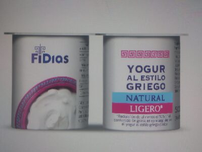 Yogur al estilo griego natural ligero