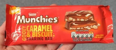 Nestlé Munchies Gooey Caramel and Biscuit Sharing Bar