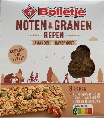 Noten & granen repen amandel & havermout