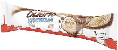 KINDER Bueno Barre Glacée Noisette enrobée de Chocolat au Lait