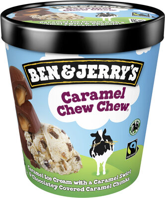 Ben & Jerry's Glace Pot Caramel Chew Chew 465ml