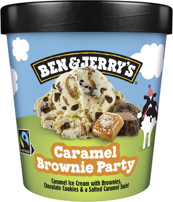 Ben & Jerry's Glace en Pot Caramel Brownie Party 465ml