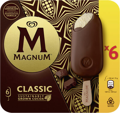 Magnum Glace Bâtonnet Classic 6x100ml