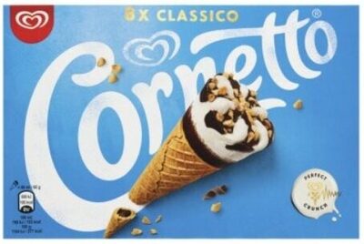 Cornetto Mini Cornet Glace Vanille x8 480ml