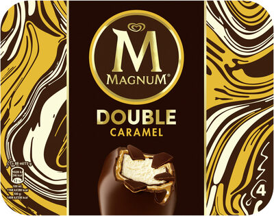Magnum Glace Bâtonnet Double Caramel 4x88ml