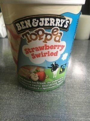 B &J 470ML Strawberry Swirled