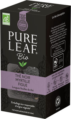 Pure Leaf Thé Noir Bio Myrtille & Figue 80g Vrac