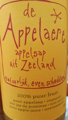 Appelaere Apple Juice Without Added Sugars