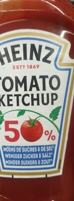 Tomato ketchup -50 % de sucres et sel