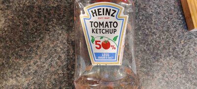 Tomato ketchup 50% less sugar and salt