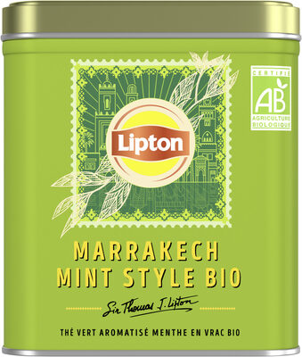 Lipton Thé Vert Bio Marrakech Mint 145g